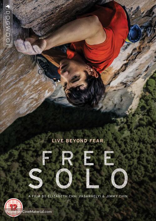 Free Solo - British DVD movie cover