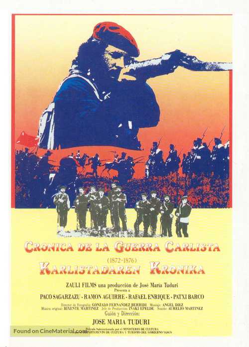 Cr&oacute;nica de la guerra carlista - Spanish Movie Poster