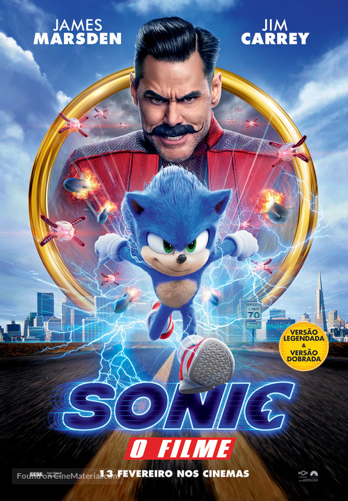 Sonic the Hedgehog - Portuguese Movie Poster