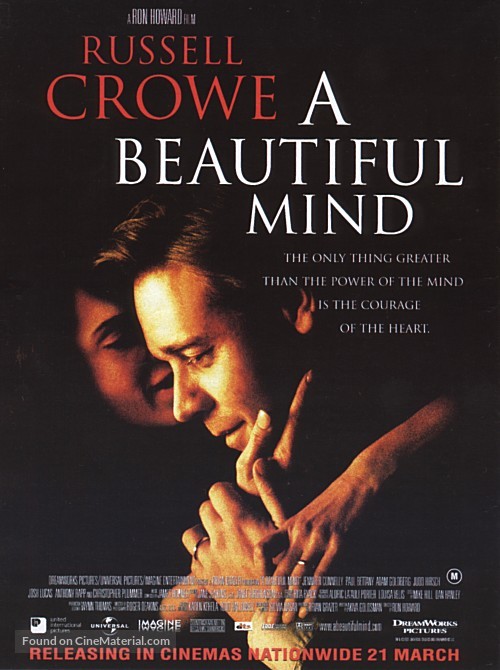 A Beautiful Mind - New Zealand Movie Poster