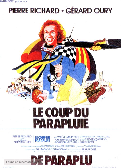 Le coup du parapluie - Belgian Movie Poster