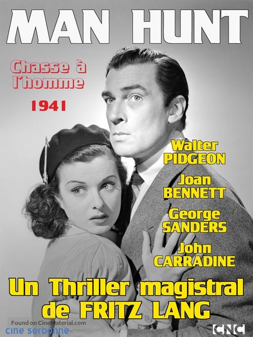 Man Hunt - French Movie Poster