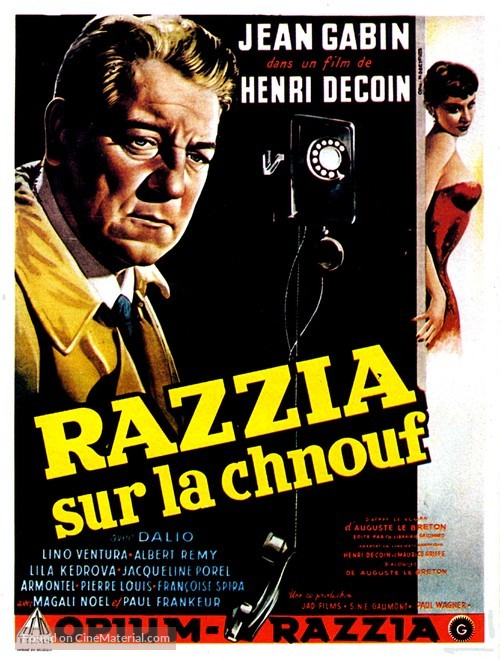 Razzia sur la Chnouf - Belgian Movie Poster