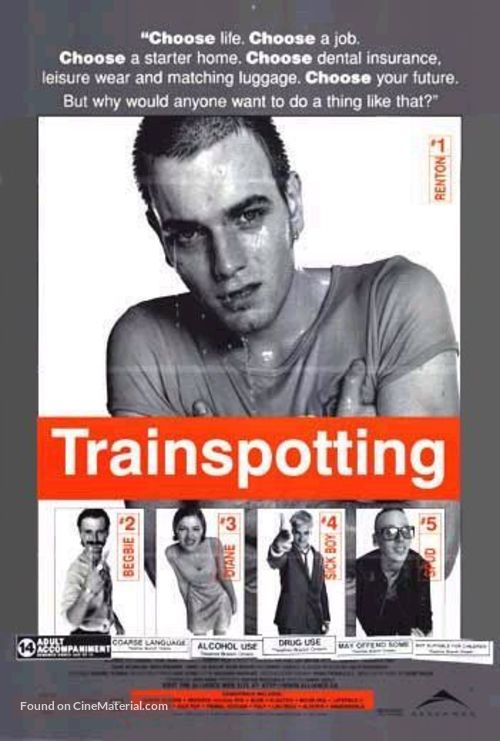 Trainspotting - Canadian Movie Poster