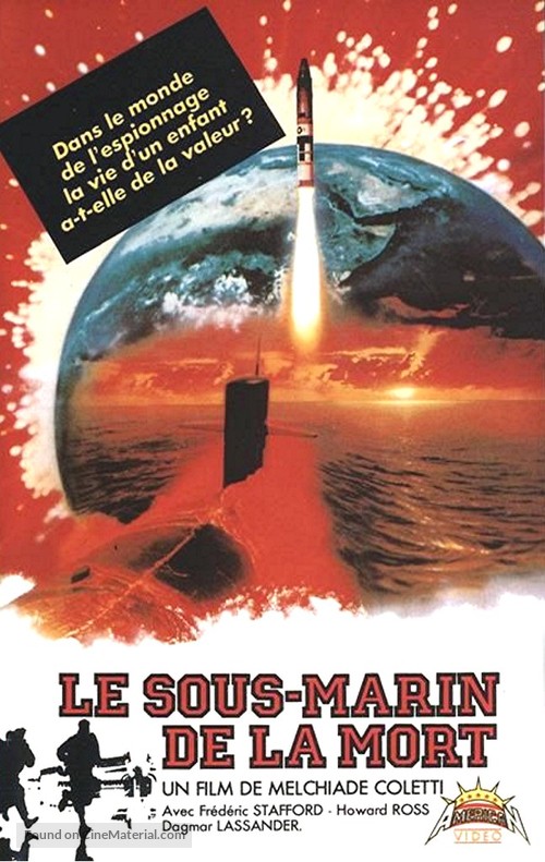 Sfida sul fondo - French VHS movie cover