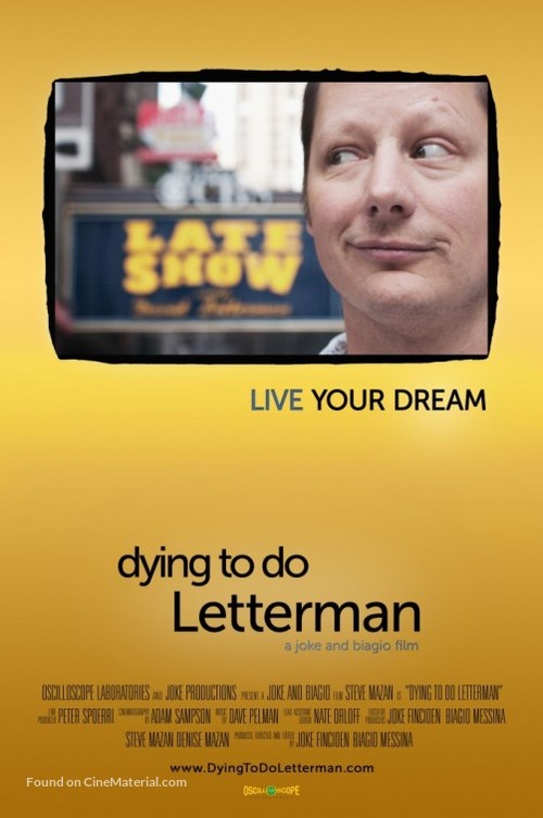 Dying to Do Letterman - Movie Poster