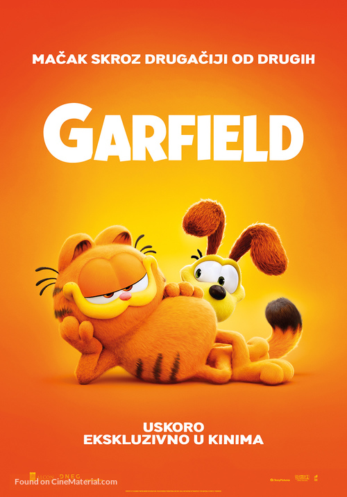 The Garfield Movie - Croatian Movie Poster