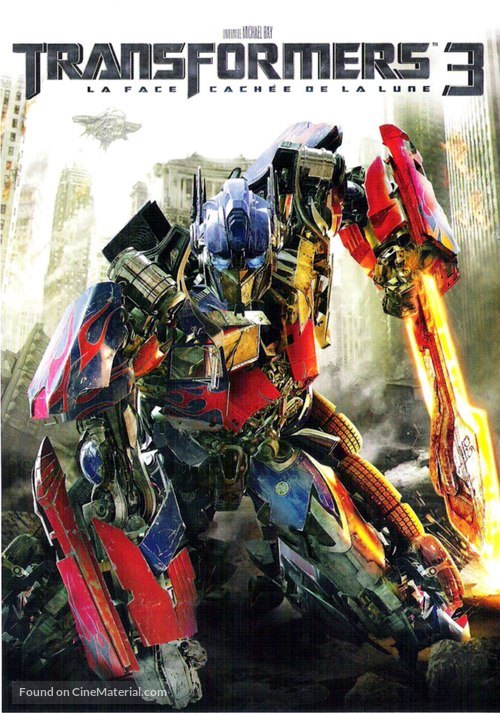 Transformers: Dark of the Moon - French DVD movie cover