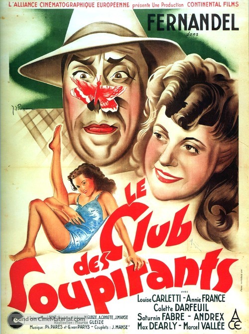 Le club des soupirants - French Movie Poster