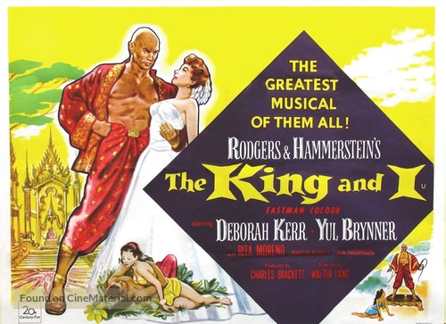 The King and I - British Movie Poster