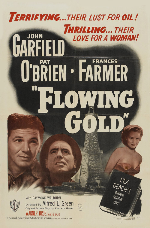 Flowing Gold - Re-release movie poster