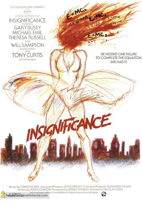 Insignificance - British Movie Poster