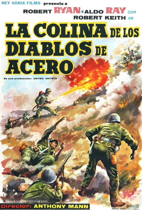 Men in War - Spanish Movie Poster