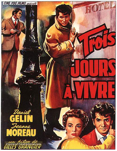 Trois jours &agrave; vivre - French Movie Poster
