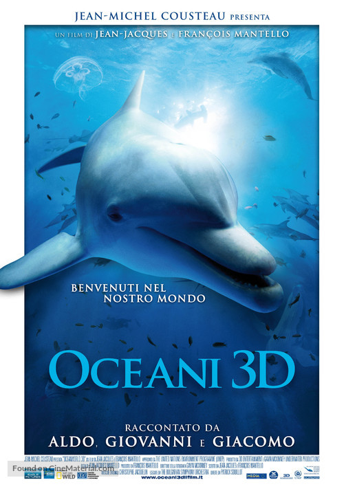 OceanWorld 3D - Italian Movie Poster