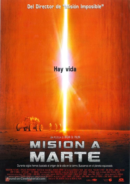 Mission To Mars - Spanish Movie Poster