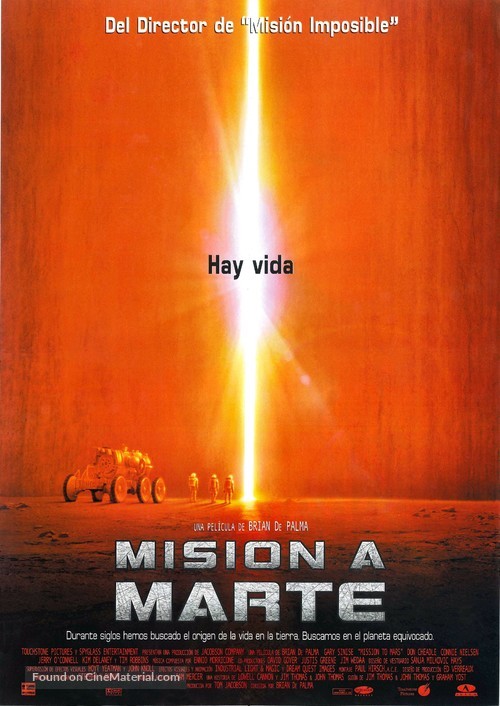 Mission To Mars - Spanish Movie Poster