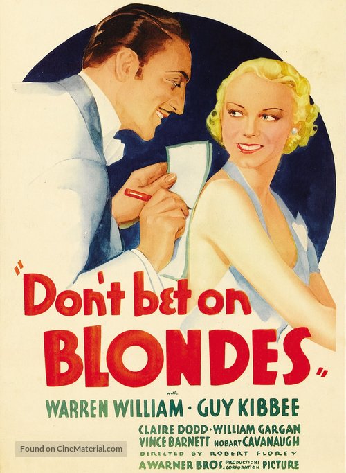 Don&#039;t Bet on Blondes - Movie Poster