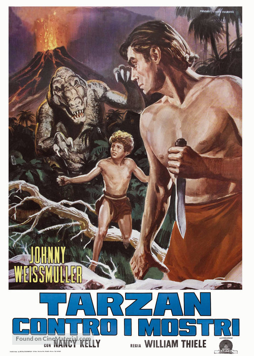 Tarzan&#039;s Desert Mystery - Italian Movie Poster