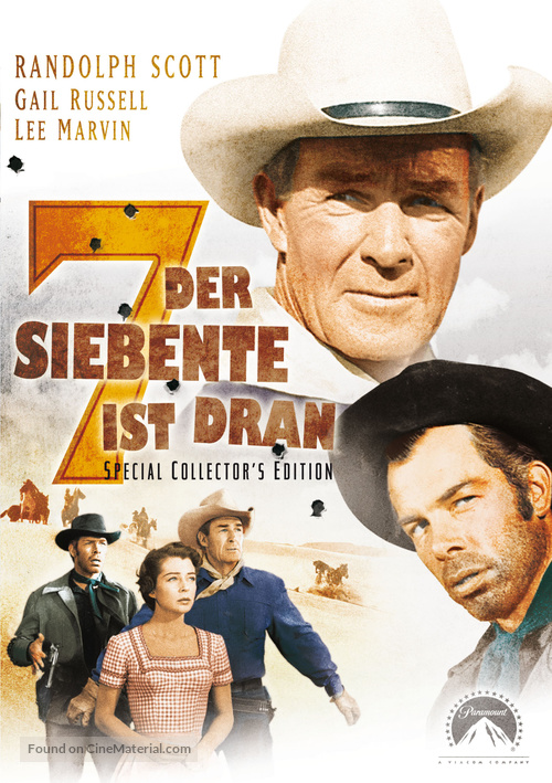 Seven Men from Now - German DVD movie cover