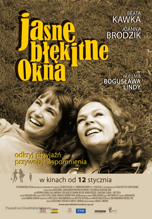 Jasne blekitne okna - Polish Movie Poster