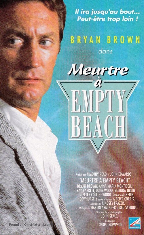 The Empty Beach - French VHS movie cover