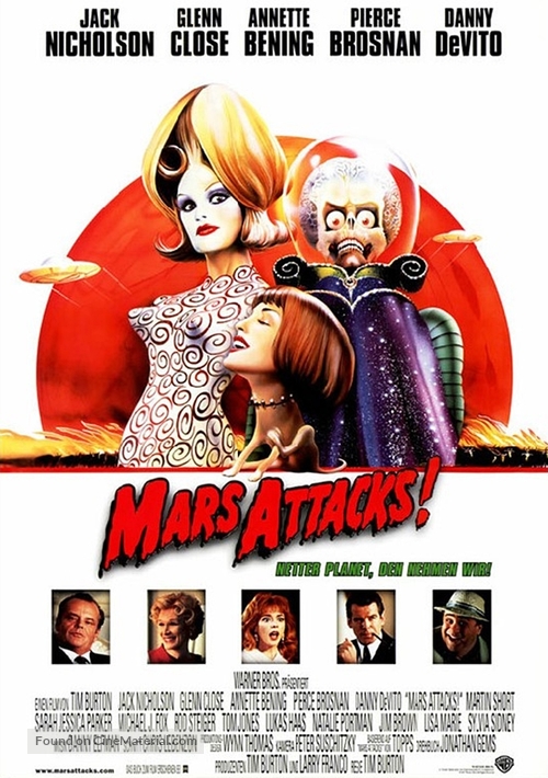 Mars Attacks! - German Movie Poster