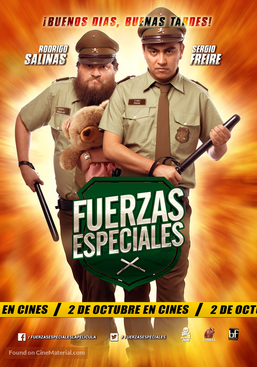Fuerzas Especiales - Chilean Movie Poster