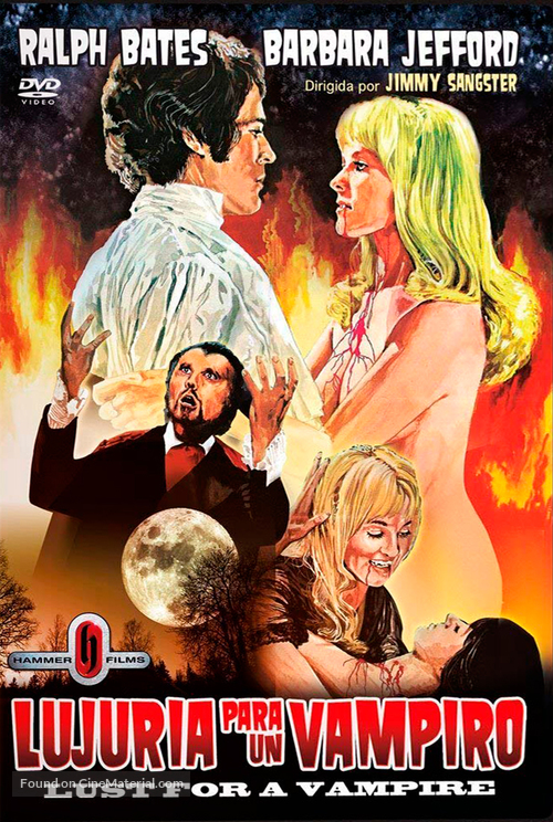 Lust for a Vampire - Spanish DVD movie cover