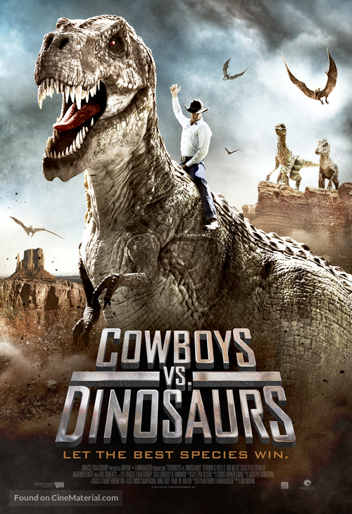 Cowboys vs Dinosaurs - Movie Poster