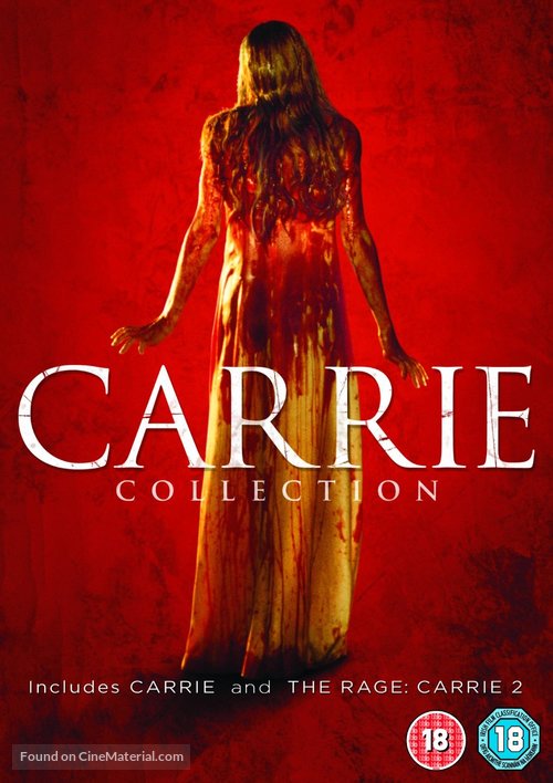 Carrie - British DVD movie cover