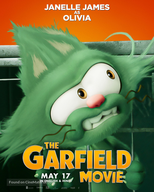 The Garfield Movie - Indian Movie Poster