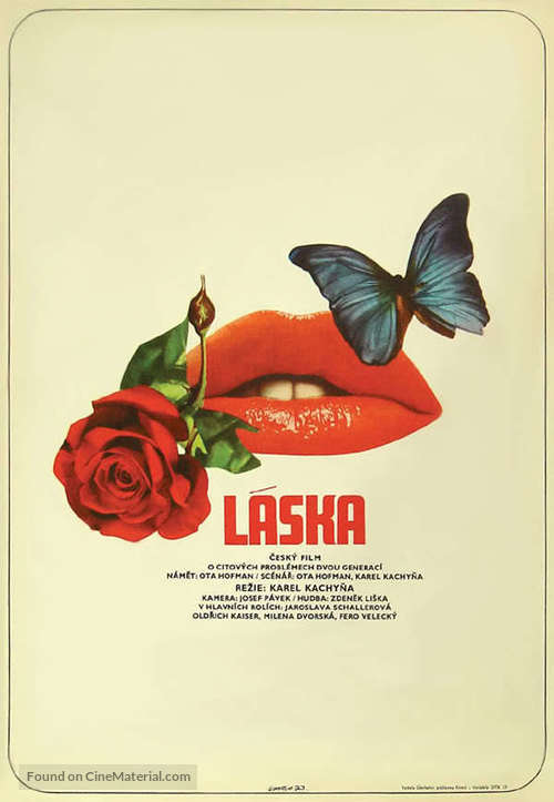 L&aacute;ska - Czech Movie Poster