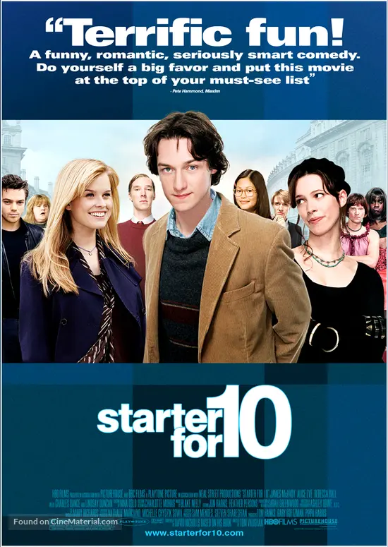 Starter for 10 - Theatrical movie poster