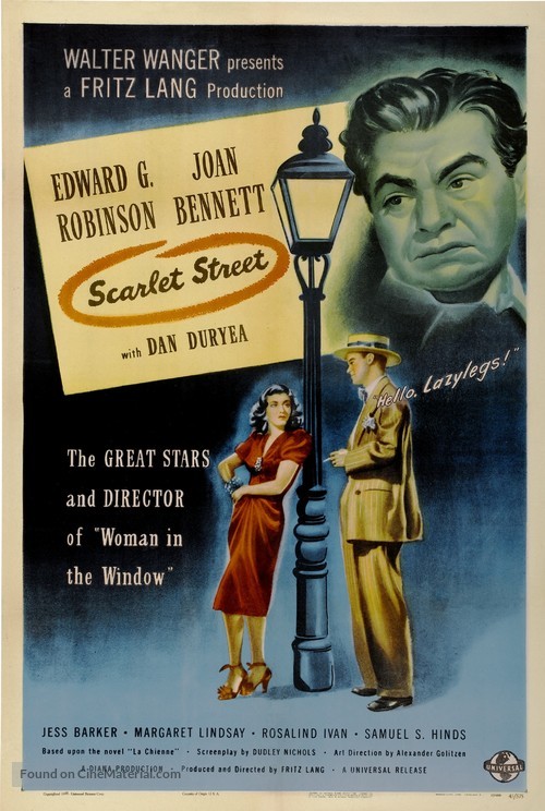Scarlet Street - Movie Poster