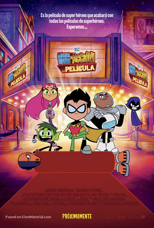 Teen Titans Go! To the Movies - Mexican Movie Poster