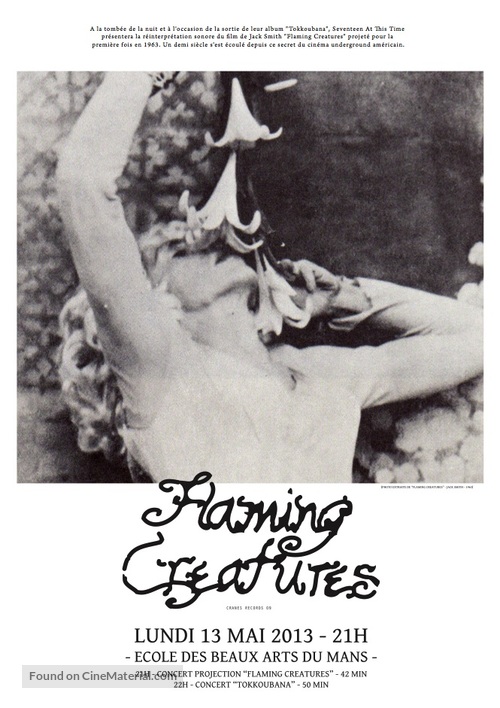 Flaming Creatures - French Movie Poster