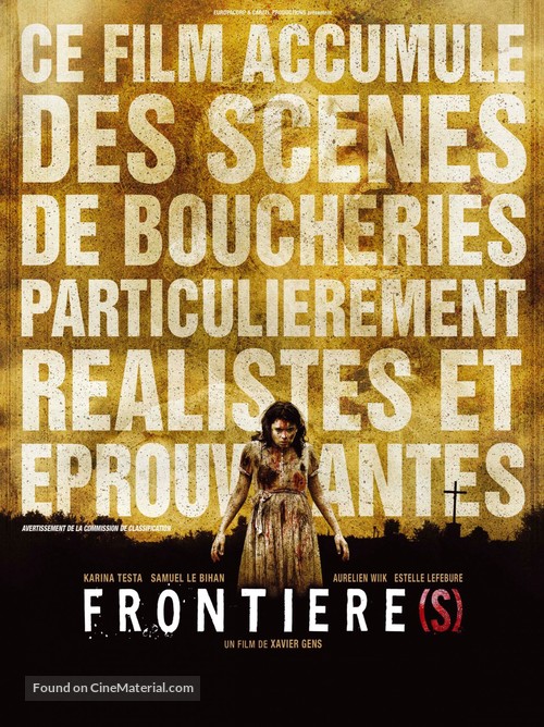 Fronti&egrave;re(s) - French poster