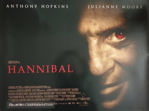 Hannibal - British Movie Poster