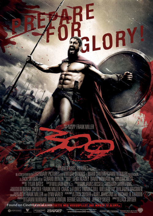 300 - Norwegian Movie Poster