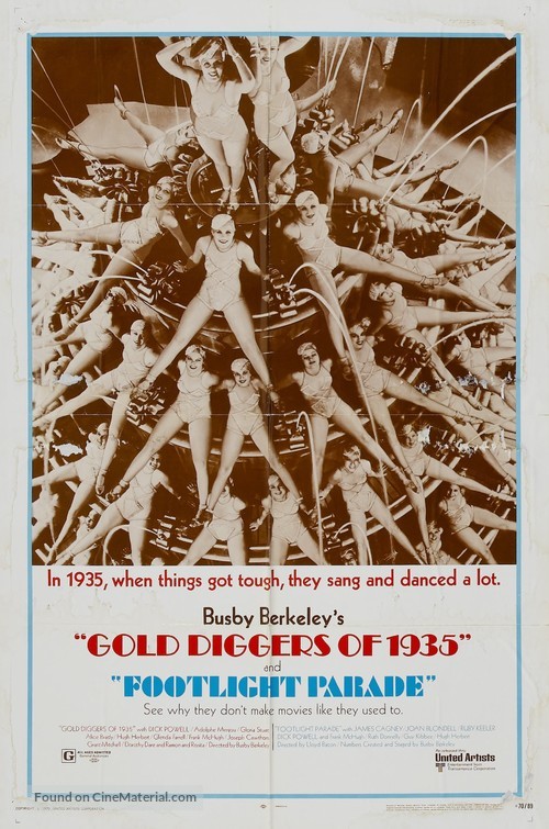 Gold Diggers of 1933 - Combo movie poster