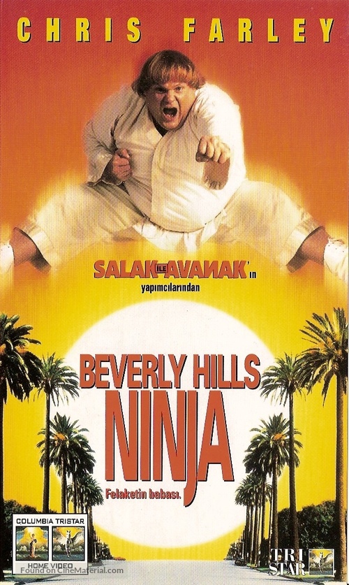 Beverly Hills Ninja - Turkish VHS movie cover