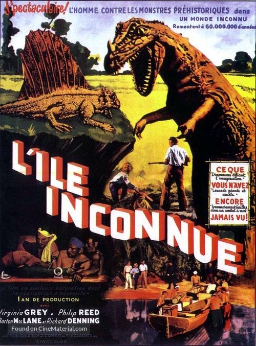Unknown Island - French Movie Poster