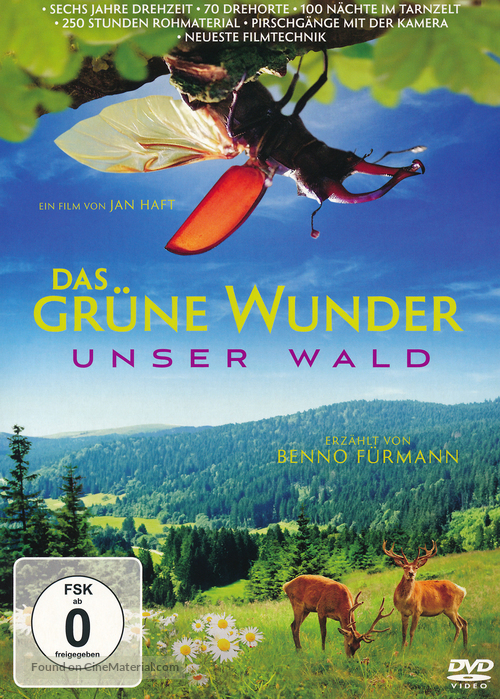 Das gr&uuml;ne Wunder - Unser Wald - German DVD movie cover