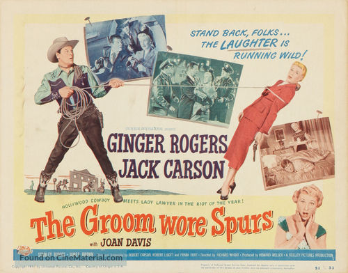 The Groom Wore Spurs - Movie Poster