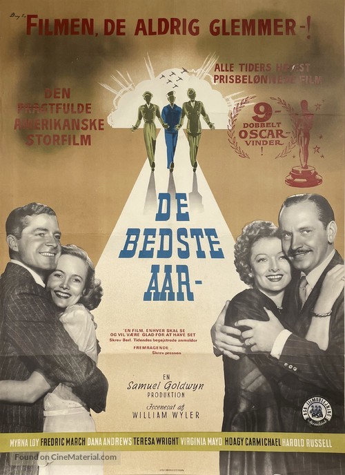 The Best Years of Our Lives - Danish Movie Poster