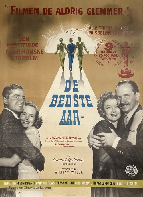 The Best Years of Our Lives - Danish Movie Poster