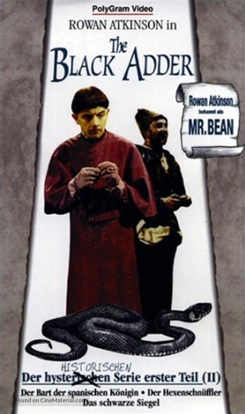 &quot;The Black Adder&quot; - German VHS movie cover