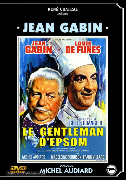 Le gentleman d&#039;Epsom - French DVD movie cover