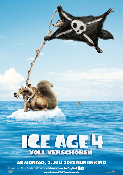 Ice Age: Continental Drift - German Movie Poster